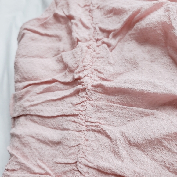 La hearts pink double cinched crop top - Picture 3 of 4